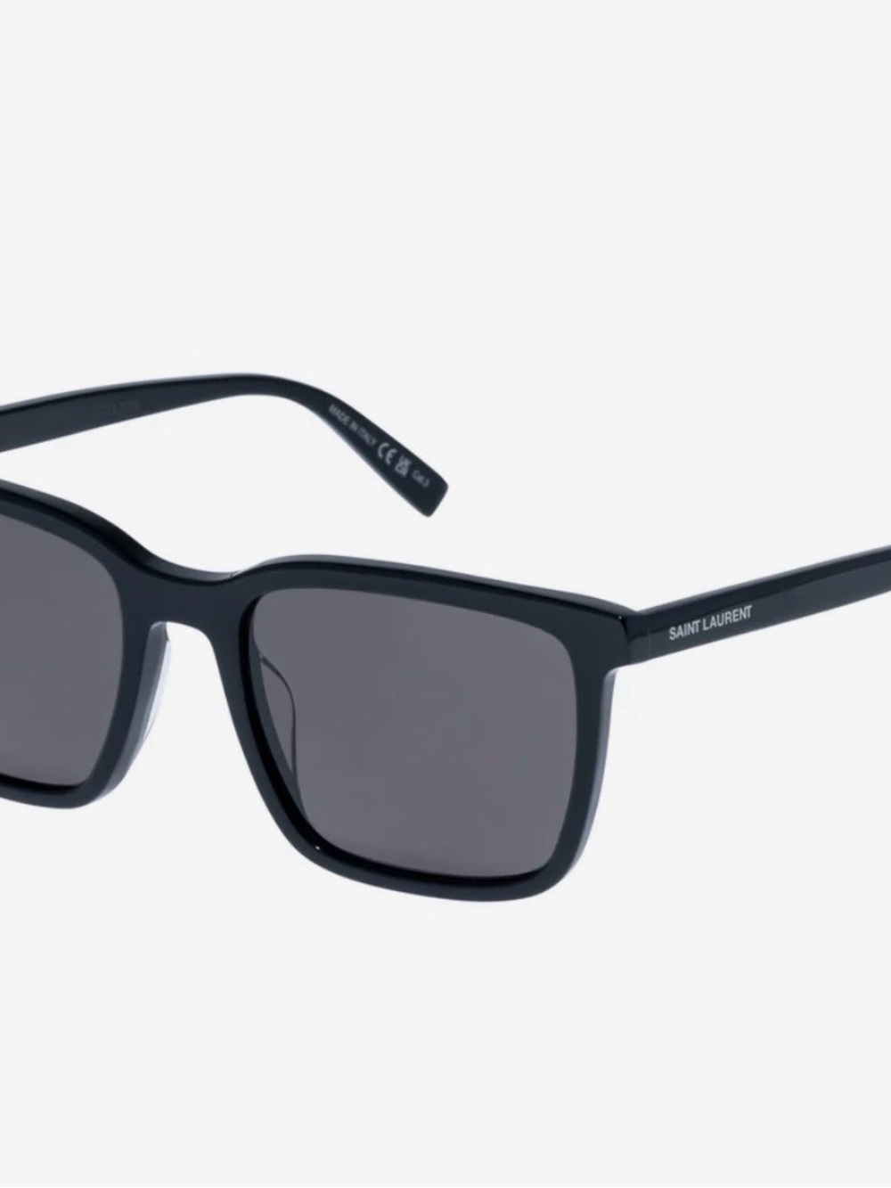 NWT Current Style Saint Laurent Black Square Sunglasses - Picture 6 of 6